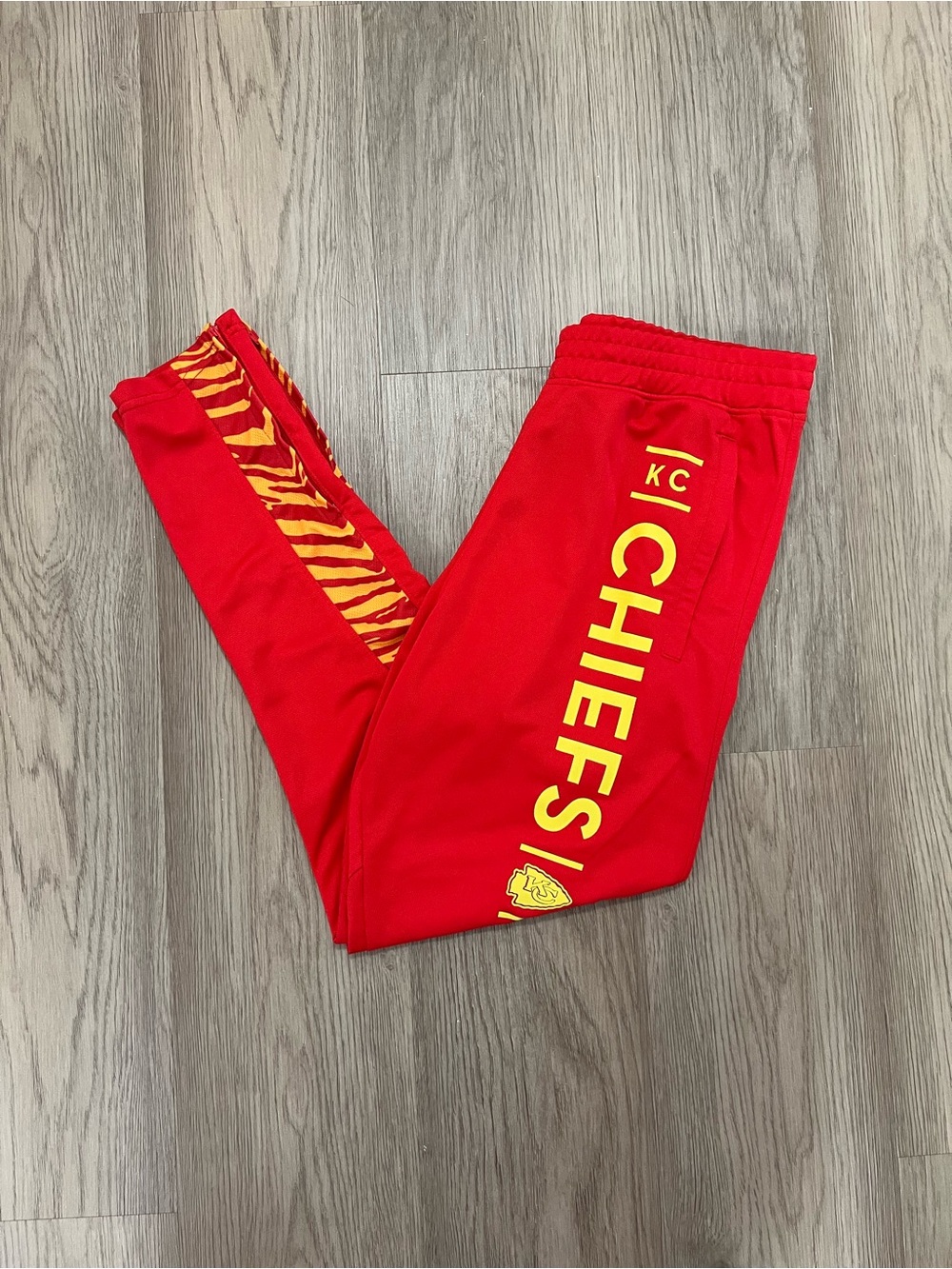 Zubaz Kansas City Chiefs Viper Accent Track Pants Men’s Size Small